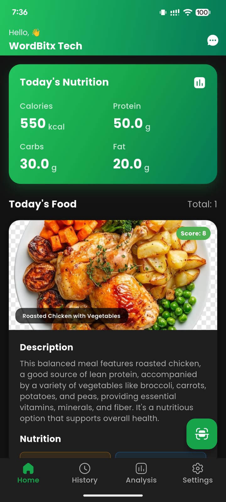 Dark mode home